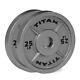 Titan Fitness 25 Lb Cast Iron Olympic Plates, Sold In Pairs, Classic Plates