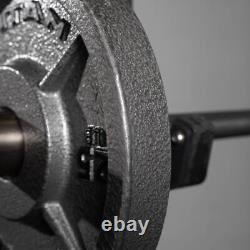 Titan Fitness 25 LB Cast Iron Olympic Plates, Sold In Pairs, Classic Plates