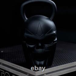 Titan Fitness 50 LB Warrior Kettlebell, Cast-Iron Skull Design