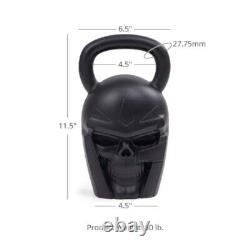 Titan Fitness 50 LB Warrior Kettlebell, Cast-Iron Skull Design