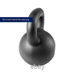 Titan Fitness 65 LB Cast Iron Kettlebell, Single Piece Casting, LB Markings