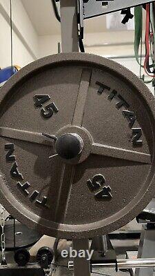 Titan fitness Cast iron plate 6x45lbs, 270 lbs total