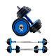 Totall 44 Lb Weight Dumbbells Set Adjustable Barbell Plates Gym Home Workout New