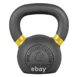 USA 62 lb. Cast-Iron Single Orange Kettlebell