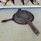 Untouched Antique Griswold Cast Iron #8 Waffle Maker 885 886 With 975 Base