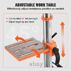 VEVOR 10-Inch 5-Speed Benchtop Drill Press Cast Iron Drill Press 3.2A