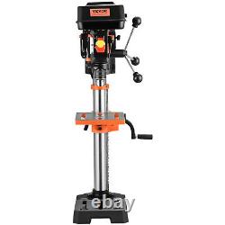 VEVOR 10-Inch 5-Speed Benchtop Drill Press Cast Iron Drill Press 3.2A