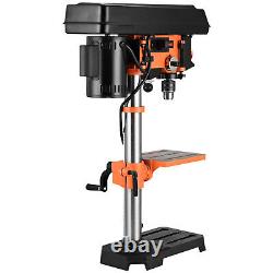 VEVOR 10-Inch 5-Speed Benchtop Drill Press Cast Iron Drill Press 3.2A