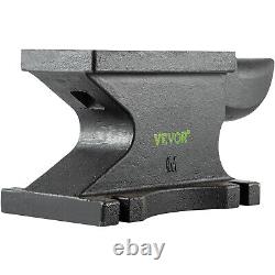 VEVOR Anvil Blacksmith 100lb Cast-Iron 45kg Heat Treated Long Horn Hardy Hole