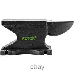 VEVOR Cast Iron Anvil 100Lbs 45kg Single Horn Anvil 10.4x5 Countertop Stable