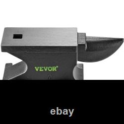 VEVOR Cast Iron Anvil, 100 Lbs(45kg) Single Horn Anvil with 10.4 x 5 in Countert