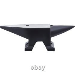 VEVOR Cast Iron Anvil, 110 Lbs(50kg) Single Horn Anvil with Large Countertop and