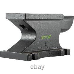 VEVOR Iron Anvil Blacksmith Single Beck Cast Iron 100LB/45KG With1.2in Square Hole