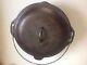 Vintage Cast Iron #10 Do Stamp 12 Dutch Oven Withself Basting Cover Made In Usa