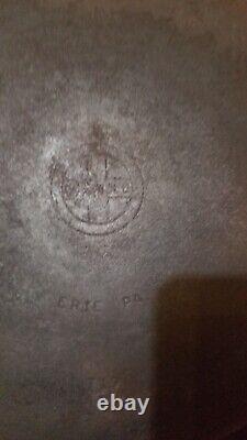 VINTAGE GRISWOLD NO. 12 CAST IRON SKILLET SMALL LOGO With HEAT RING 719 D