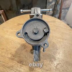 VINTAGE LITTCO LITTLESTOWN No. 140, SWIVEL ANVIL VISE 4'' JAW CAST IRON 19 LBS