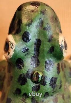 VTG Antique Cast Iron Frog 8 Lbs. 2 Piece Doorstop RARE