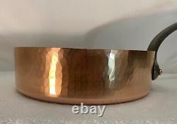 VTG E Dehillerin Paris France Copper Sauté Pan With Lid-12 3.2 MM 14.4 LBS