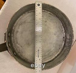 VTG E Dehillerin Paris France Copper Sauté Pan With Lid-12 3.2 MM 14.4 LBS