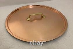 VTG E Dehillerin Paris France Copper Sauté Pan With Lid-12 3.2 MM 14.4 LBS