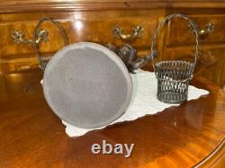 VTG Solid Cast Iron 15.5 Statue Boy Art Nouveau Bronze Tone Paint Heavy 8.6 lbs