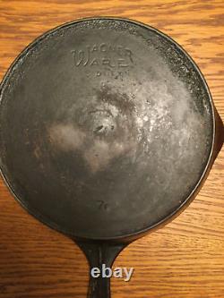 VTG Wagner Ware Sidney -O- Cast Iron Deep Skillet 7F With Heat Ring