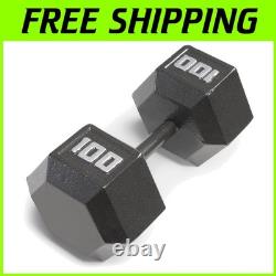 Versatile Cast Iron Hex Dumbbells 3lb to 100lb Sizes Available Individually