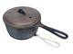 Vintage 2 Quart Cast Iron Stew Pan Saucepan With Heat Ring & Lid Made In Usa