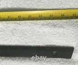 Vintage Antique Cast Iron Beam Sliding Scale, PS & W Co, 47 L, 320 lbs, 1800s