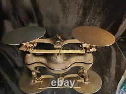 Vintage Antique Cast Iron Jacobs Bros Detecto #1 Bakers Baking Scale 16 LB 8 KG