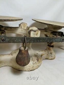 Vintage Antique Detecto Balance Scale No. 2 Cast Iron 10 Lb New York USA