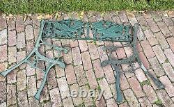 Vintage / Antique VICTORIAN EAGLE STYLE GARDEN BENCH Cast Iron Project