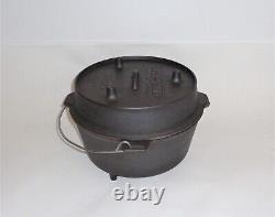 Vintage Camp Chef Cast Iron ULTIMATE Dutch Oven Roaster Convection Smoker Grill