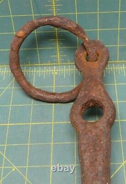 Vintage Cast Forged Iron Boat Ship Yacht Anchor 34L x22W, 14.5lbs with20' Rope