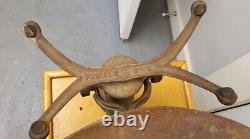 Vintage Cast Iron Balance Scale No 1 with Tray & Weights