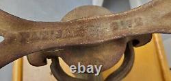 Vintage Cast Iron Balance Scale No 1 with Tray & Weights