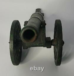 Vintage Cast Iron Cannon Fire Cracker Cannon Solid Cast Iron Cannon 10-15 lbs