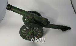 Vintage Cast Iron Cannon Fire Cracker Cannon Solid Cast Iron Cannon 10-15 lbs
