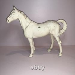 Vintage Cast Iron Horse Stallion Statue Door Stop Hubley Figurine 12x11 6 LBS