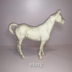 Vintage Cast Iron Horse Stallion Statue Door Stop Hubley Figurine 12x11 6 LBS