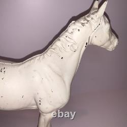 Vintage Cast Iron Horse Stallion Statue Door Stop Hubley Figurine 12x11 6 LBS