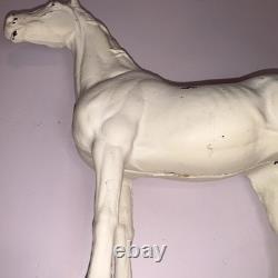 Vintage Cast Iron Horse Stallion Statue Door Stop Hubley Figurine 12x11 6 LBS