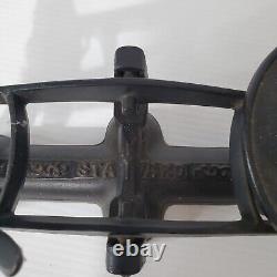 Vintage Cast Iron Standard Scale With Tray 2lb Counter Weight Antique Black