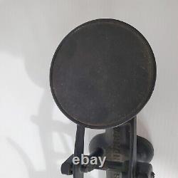 Vintage Cast Iron Standard Scale With Tray 2lb Counter Weight Antique Black