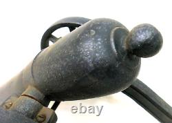 Vintage Cast Iron Toy Desk Display Cannon Eagle Head Stocks 14 Long x 14 Lbs