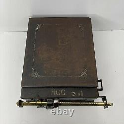 Vintage Cast Iron Triner All Steel Parcel Post Postage Scale 100 Lb Capacity