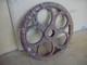 Vintage Cast Iron Valve Hand Wheel, 16 Diameter, 27lbs