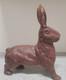 Vintage Cast Iron Wild Rabbit Large Door Stop Yard Pool Ornament 10 Lbs +