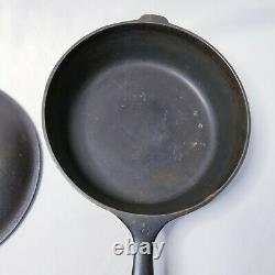 Vintage Cast Iron Wagner Ware Sidney O chicken fryer skillet 1088 lid 10 8G 3x10