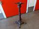 Vintage Cast Iron Brown Color Foot Table Base Stand 28 Height